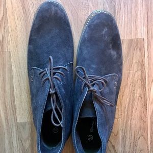 Men’s Suede Lace-Up Oxfords